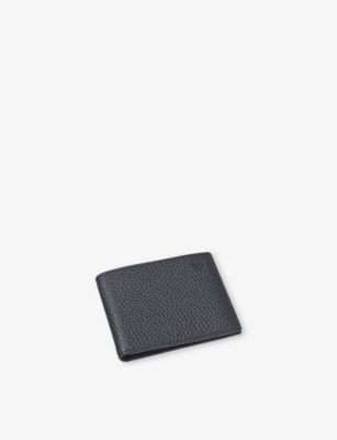 ASPINAL OF LONDON: Billfold logo-Embossed Leather Wallet