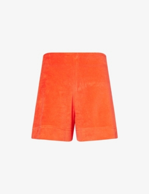 ME AND EM: Towelling Relaxed-Fit Cotton Blend Shorts
