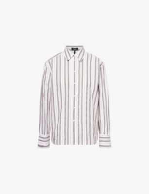 ME AND EM: Summer Stripe Cotton Beach Shirt