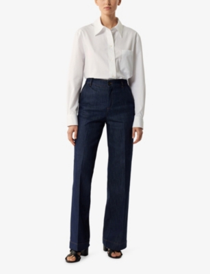 SOEUR: California Wide-Leg Denim Jeans