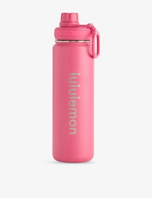 Lululemon Womens Back To Life Steel Sport Bottle 710ml Raspberry Coulis