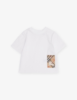 Burberry Cedar T-shirt T-shirt In White