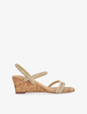 DUNE: Kalia Crystal-Embellished Wedges
