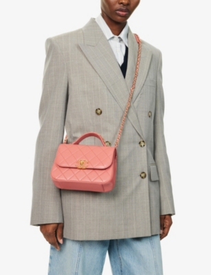 RESELFRIDGES: Pre-Loved Chanel Flap Handle Leather Crossbody Bag