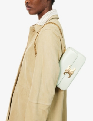 RESELFRIDGES: Pre-Loved Celine Teen Triomphe Leather Shoulder Bag
