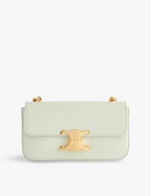 RESELFRIDGES: Pre-Loved Celine Teen Triomphe Leather Shoulder Bag
