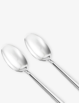 Wedgwood Lunar Stainless-steel Teaspoons Set Of Two