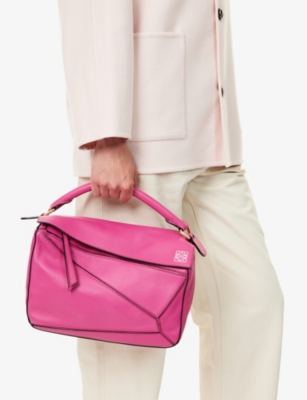RESELFRIDGES: Pre-Loved Loewe Puzzle Leather Shoulder Bag