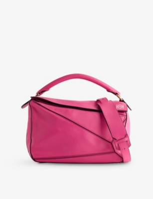 RESELFRIDGES: Pre-Loved Loewe Puzzle Leather Shoulder Bag