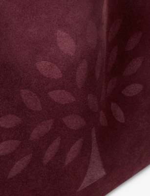 MULBERRY: Small Tree Suede Tote Bag