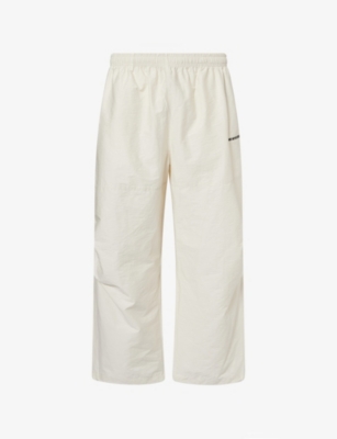 MKI MIYUKI-ZOKU: Parachute Logo-Embroidered Cotton-Blend Trousers