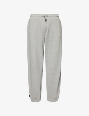 RULES OF FAITH: Diego Logo-Embroidered Cotton Jogging Bottoms