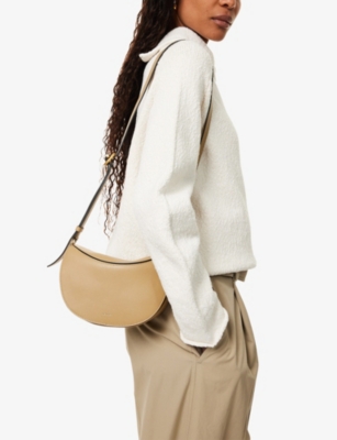 Wandler Womens Kate Leather Cross Body Bag Gingerbread