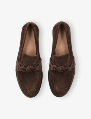 Bottega Veneta Mocassino Con Nappina In Suede Co 796696v3qe1 2113 In Black