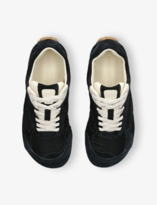 Bottega Veneta Orbit Flash Low Top Sneaker In Black