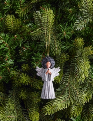 SELFRIDGES EDIT: March Muses Beverly Angel Glitter Christmas Decoration
