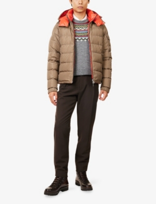 MONCLER: Jonage Jacket Houndstooth Down Jacket