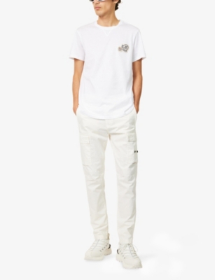 MONCLER: Double-Logo Short-Sleeve Cotton-Jersey T-Shirt