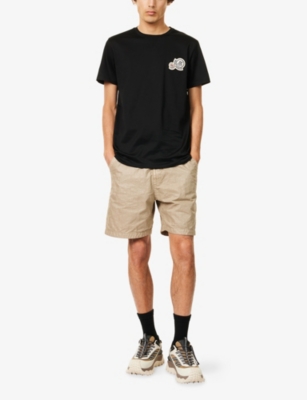 MONCLER: Double-Logo Short-Sleeve Cotton-Jersey T-Shirt
