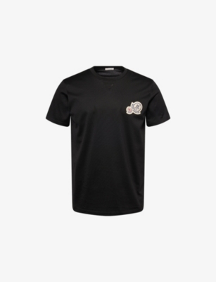 MONCLER: Double-Logo Short-Sleeve Cotton-Jersey T-Shirt