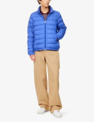 MONCLER: Brendann Striped-Trim Padded Jacket