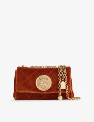 Heritage Small Velvet Cross-Body Bag