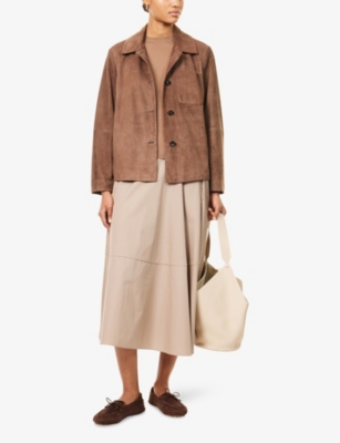 S MAX MARA: Cloe Regular-Fit Suede Jacket