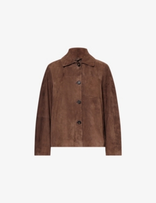 S MAX MARA: Cloe Regular-Fit Suede Jacket