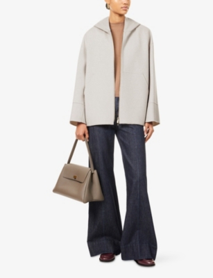 S MAX MARA: Romina Hooded Wool Coat