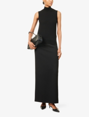 S MAX MARA: Slalom Sleeveless Wool Top