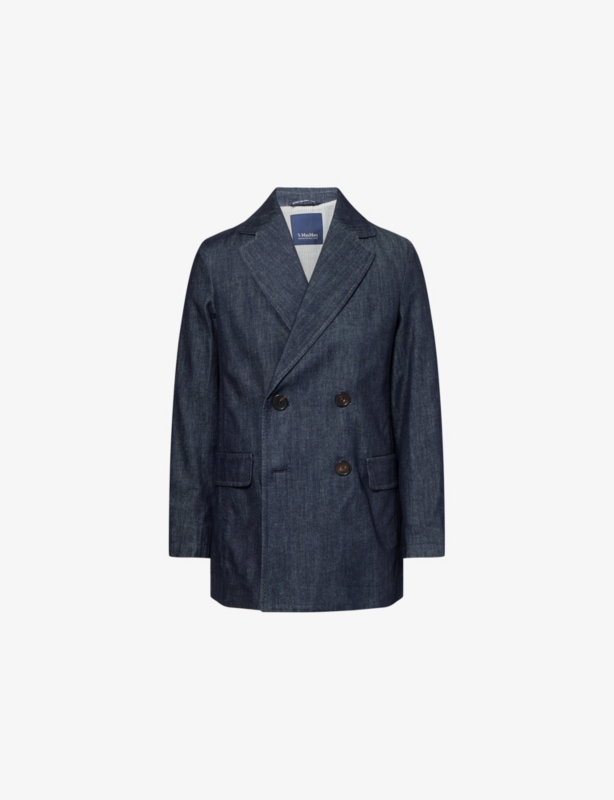 S MAX MARA - Zeno Hooded Suede Jacket | Selfridges.com