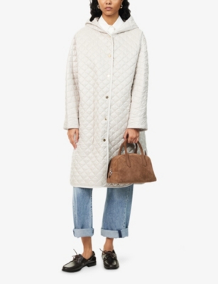 MAX MARA CUBE: Joan Quilted Waterproof Coat