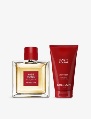 GUERLAIN: Habit Rouge Eau de Toilette Gift Set 100ml