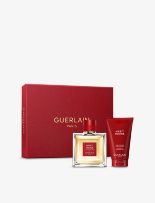GUERLAIN: Habit Rouge Eau de Toilette Gift Set 100ml