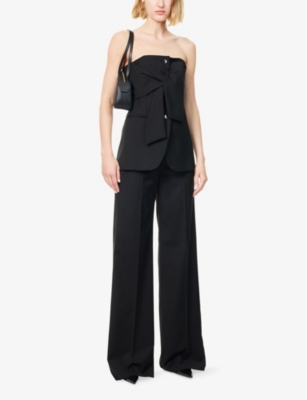 MAX MARA: Fernet Wide-Leg Wool Trousers