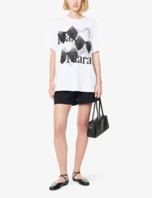 Max Mara Graphic Print Crew Neck Short Sleeve T-shirt