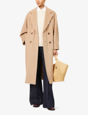 MAX MARA: Madame Belted Wool And Cashmere Coat