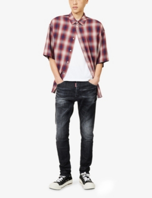 DSQUARED2: Cool Guy Washed-Effect Denim Jeans