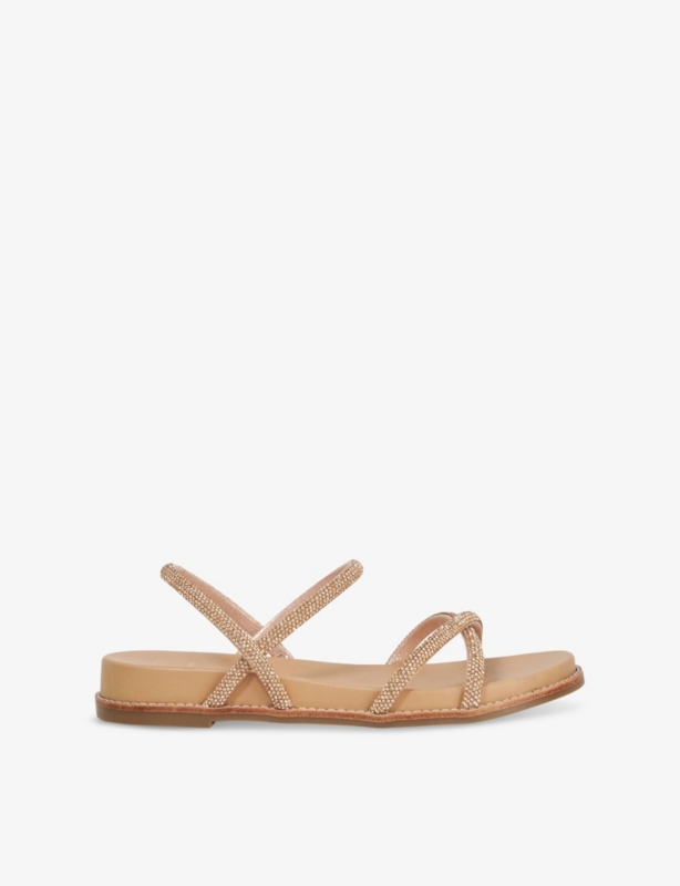 Levia Crystal-Embellished Sandals