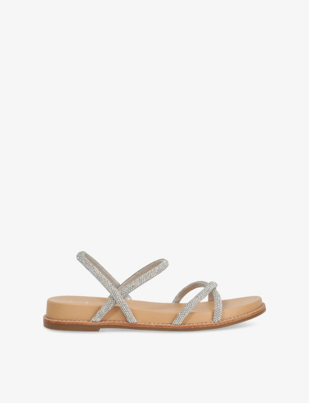 Levia Crystal-Embellished Sandals