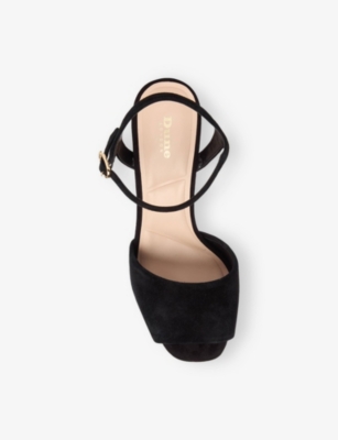 DUNE: Mayci Suede Platform Sandals