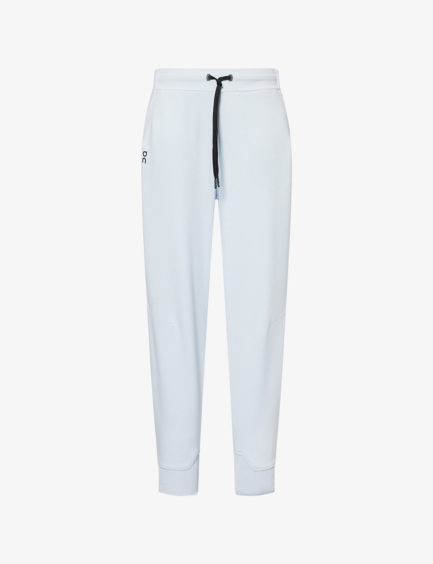 Darted-Knee Logo-Print Jersey Jogging Bottoms