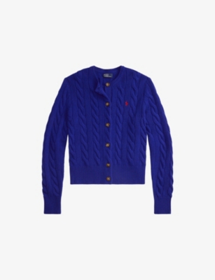 POLO RALPH LAUREN: Cable Long-Sleeve Wool-Cashmere Jumper