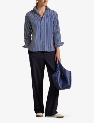 POLO RALPH LAUREN: Striped Oxford Cotton Shirt