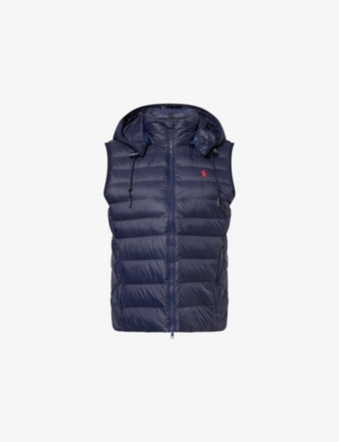 POLO RALPH LAUREN: Logo-Embroidered Padded Waterproof Gilet