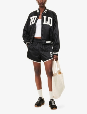 POLO RALPH LAUREN: Padded Brand-Patch Cotton-Blend Jacket