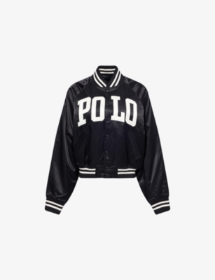 POLO RALPH LAUREN: Padded Brand-Patch Cotton-Blend Jacket