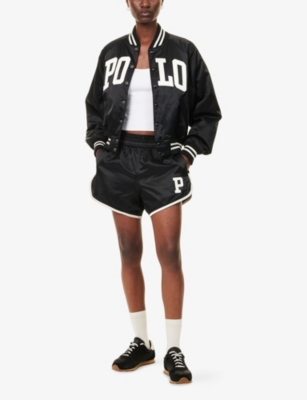 POLO RALPH LAUREN: Brand-Patch Relaxed-Fit Cotton-Blend Shorts