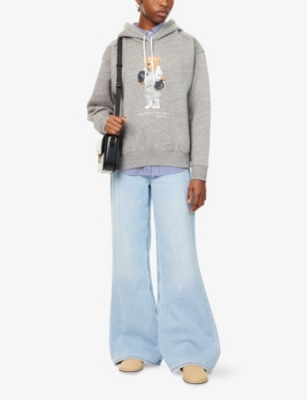 POLO RALPH LAUREN: Boxing Bear Hooded Cotton-Jersey Hoody