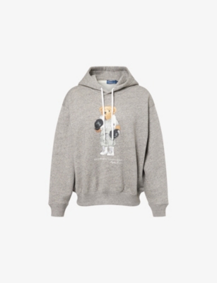 POLO RALPH LAUREN: Boxing Bear Hooded Cotton-Jersey Hoody